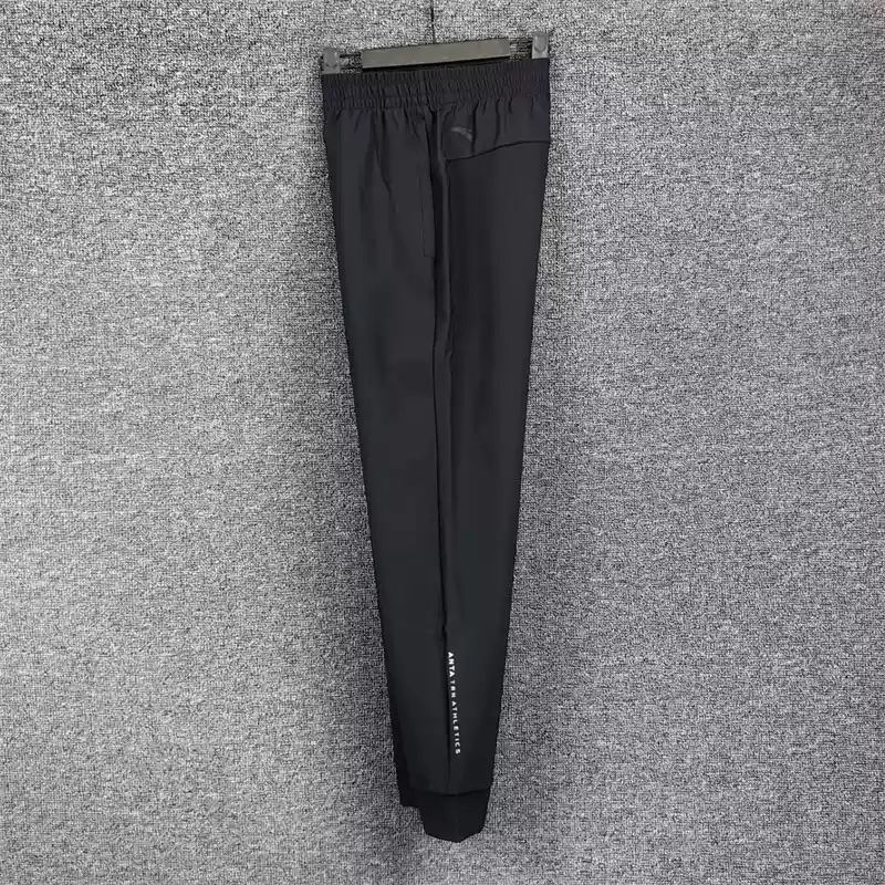 安踏运动裤男2025春季新款梭织透气百搭修身收口裤子152517302S