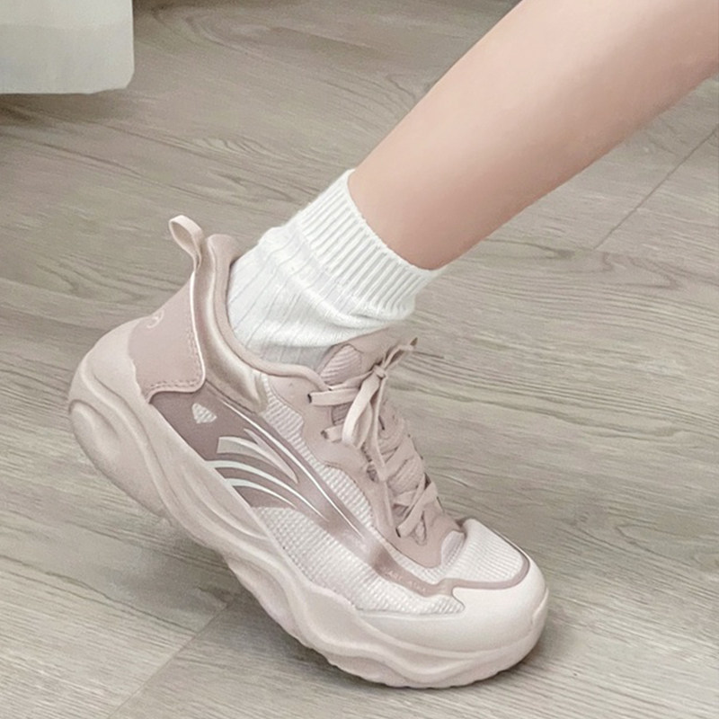 安踏牛奶糖跳绳鞋女2023春季新款综训鞋轻便减震训练鞋子运动鞋子