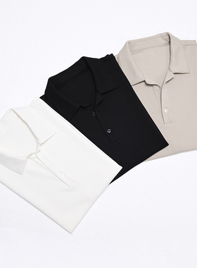 凉感柔润POLO衫T恤奥地利兰精天丝莫代尔商务通勤