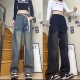 美式 拖地裤 重榜牛仔裤 复古高街宽松直筒休闲大码 男女同款 春秋新款