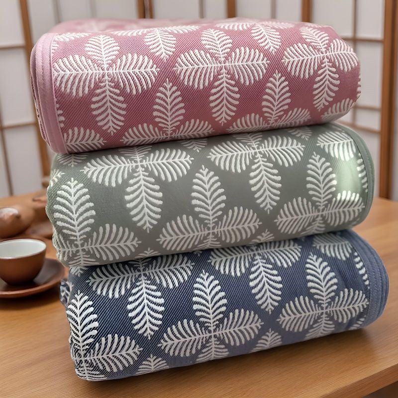 【A类母婴级】高端提花100%棉老粗布软凉席床单枕套不褪色不起球