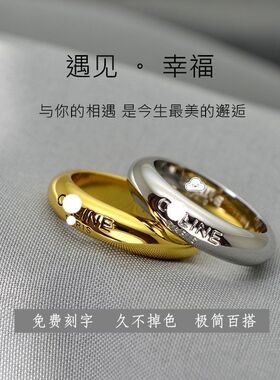 2021新款纯银银饰素圈女小红书