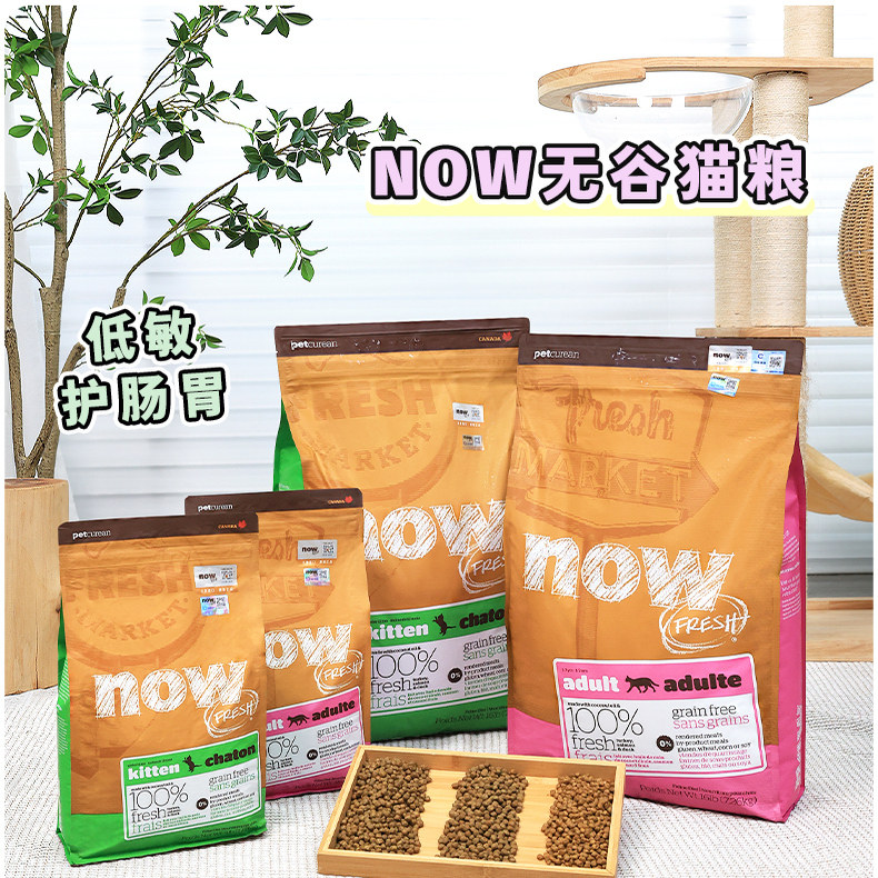 现货now猫粮幼猫成猫老猫试吃装分装
