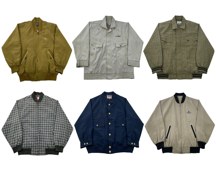 vintage古着 美式复古阿美咔叽外贸工装中古棒球服男女外套t136