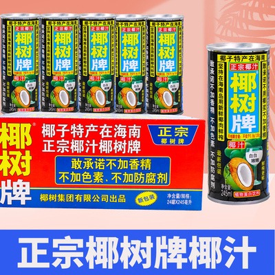 椰汁正宗245ml*6罐装整箱海南