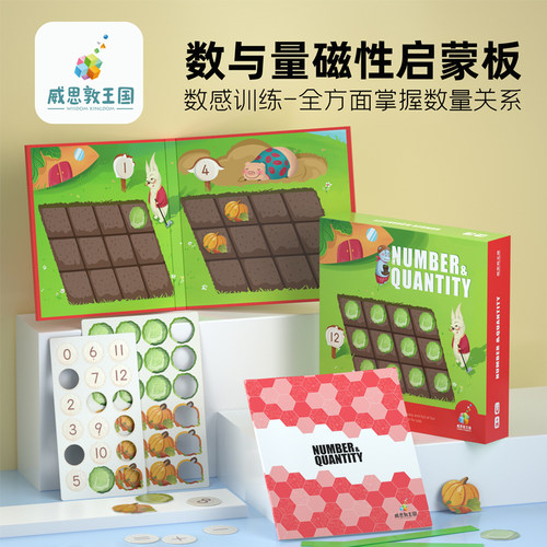 磁性威思敦王国蒙式取物数数教具