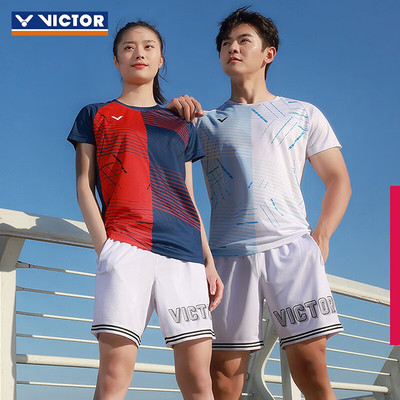 威克多羽毛球服透气舒适