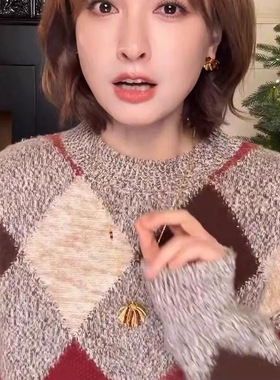 吴昕同款项链棕榈摇晃绚烂烟花长项链女轻奢高级感毛衣链锁骨链