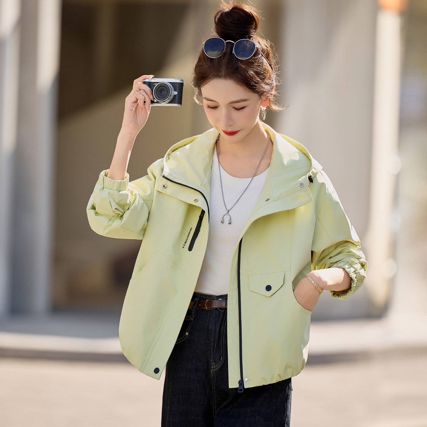 短款外套女2026新款今年流行爆款设计感小众高级感夹克上衣棒球服