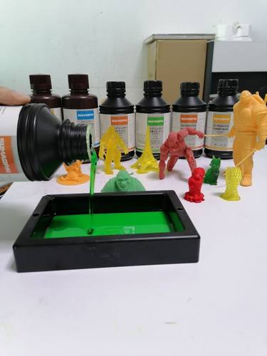 光固化3d打印机钢性光敏树脂405