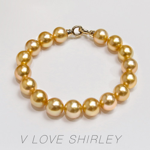 天然是南洋金珠手链薇爱秀丽