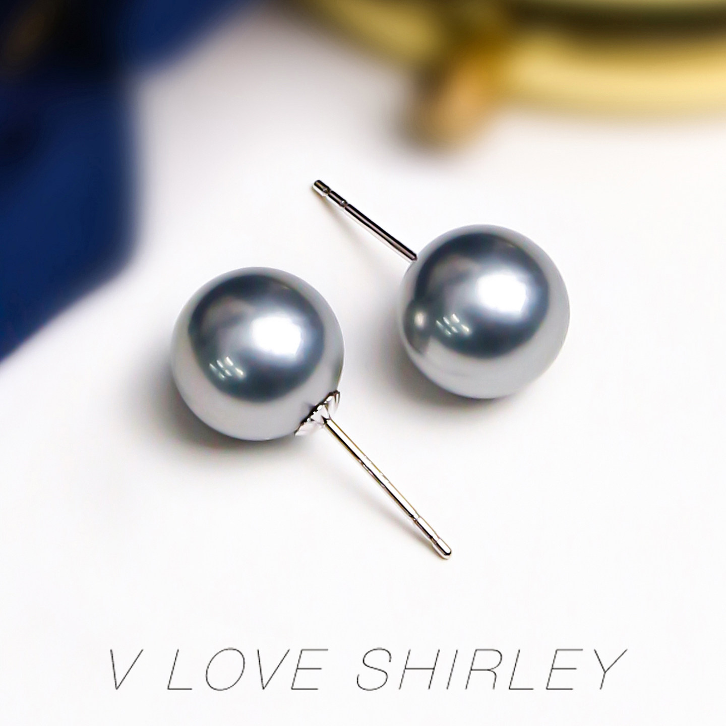 铂金灰珍珠耳钉天然大溪地中性灰珍珠耳钉18k白金气质感珍珠耳饰,珠宝/钻石/翡翠,耳饰,淘宝优惠券,粉丝福利购,淘宝优惠卷
