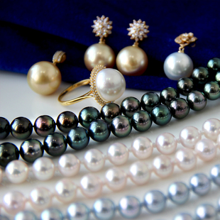 薇爱秀丽珍珠直播 真科研证书串链散珠串珠南洋珠串海水珍珠项链