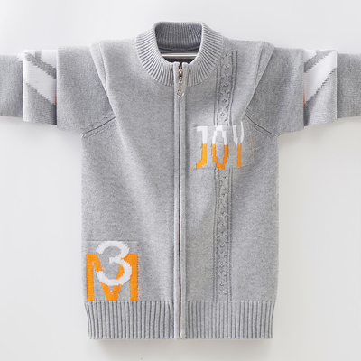 针织男童纯棉针织春秋