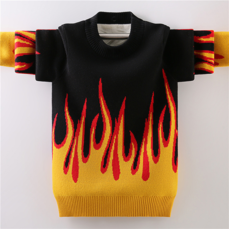 纯棉打底衫中大童男孩新款毛衣