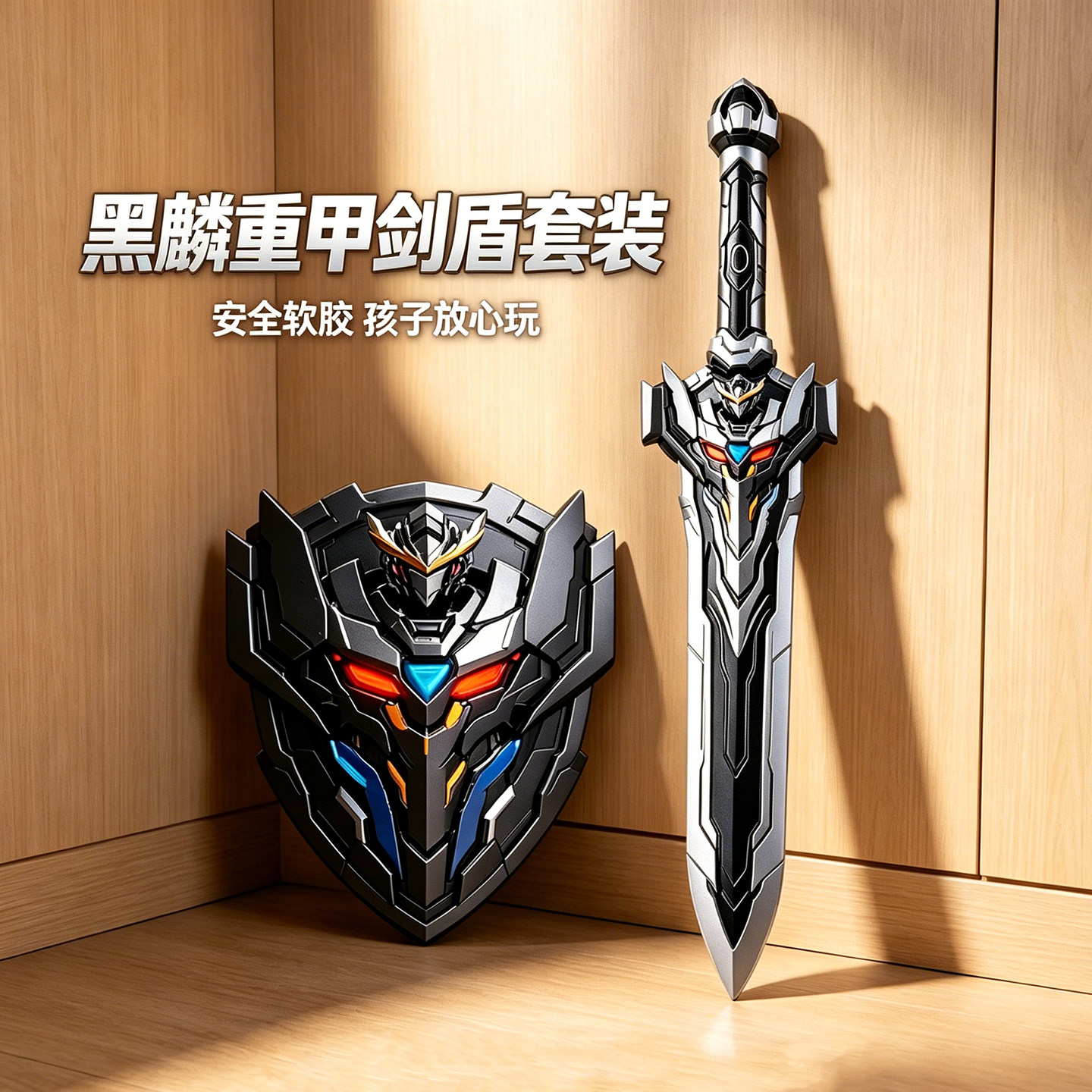 玩具宝剑盾牌儿童PU软胶武器模型男孩玩具刀剑大号cos道具礼物