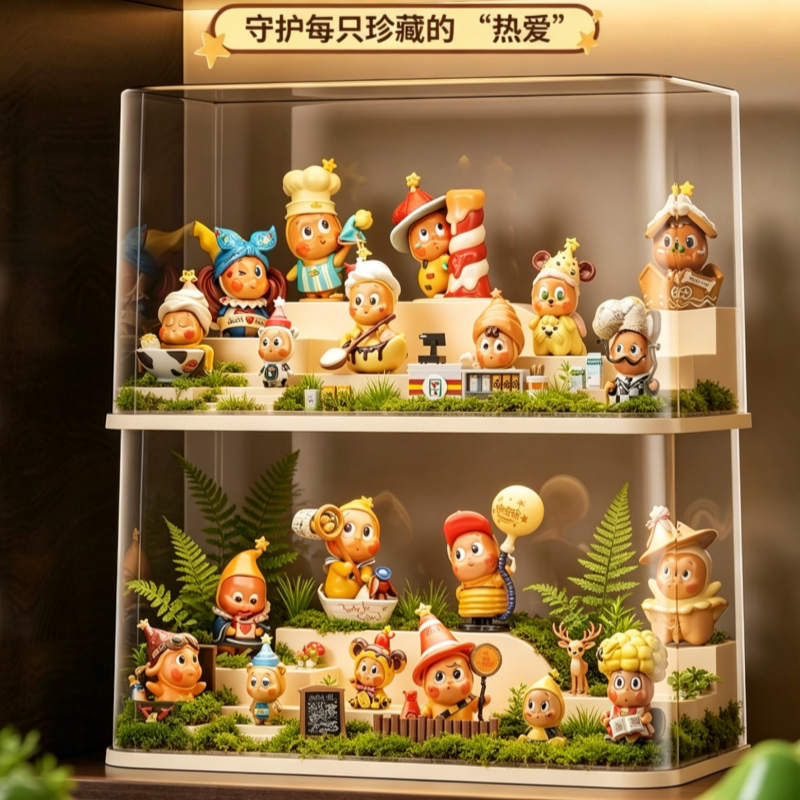 当日发货亚克力透明防尘展示盒