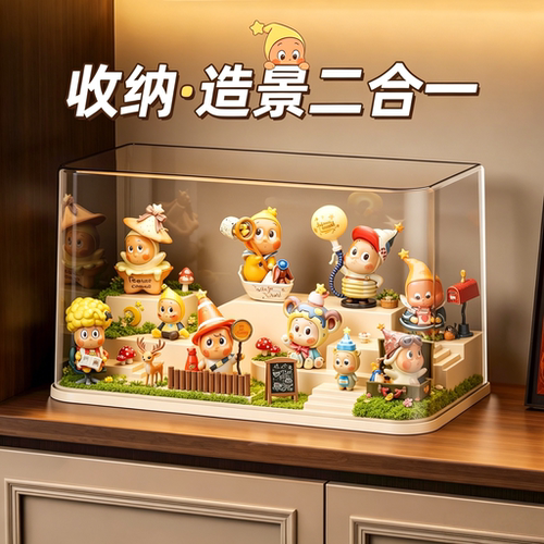 【当日发货】透明防尘盲盒展示盒