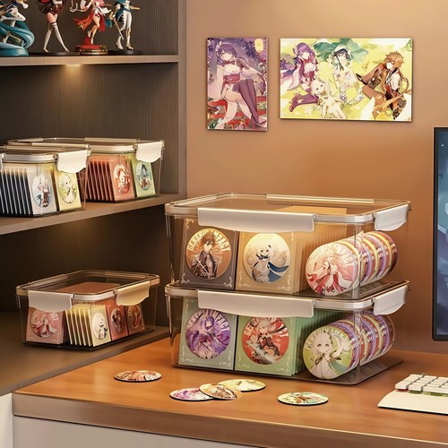 【当天发货】透明防尘吧唧收纳盒