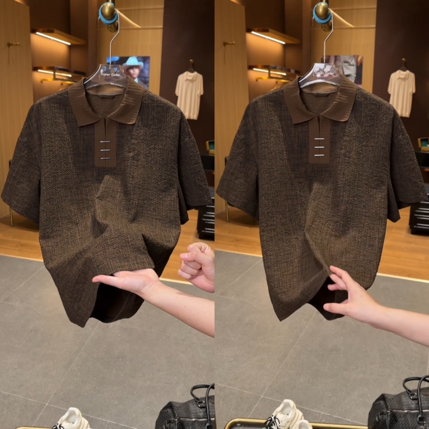 老钱风日常个性小众痞帅POLO衫