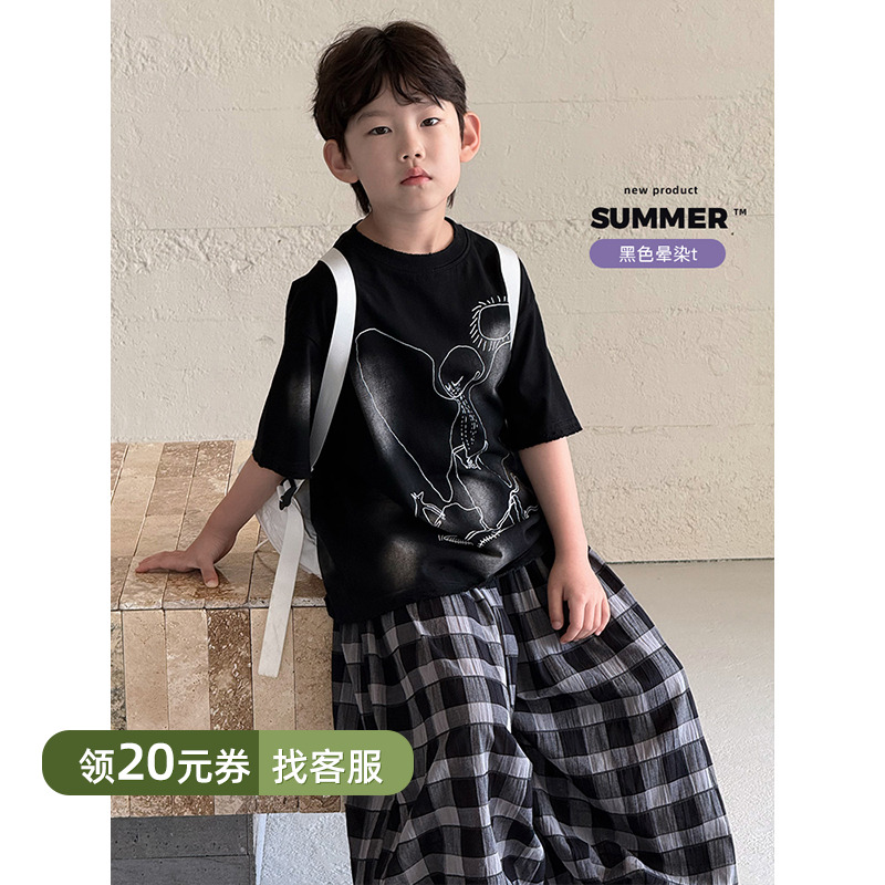 伊万童装夏季新品百搭潮酷衣服