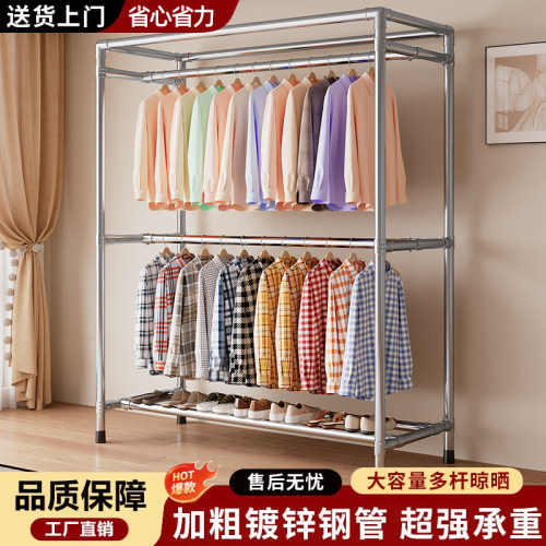 货架衣柜家用卧室简易钢架
