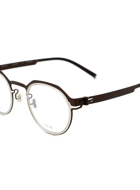 百寇寺VYCOZ眼镜框男女超轻圆框纯钛小框百搭眼镜架INCLINE-X FOX