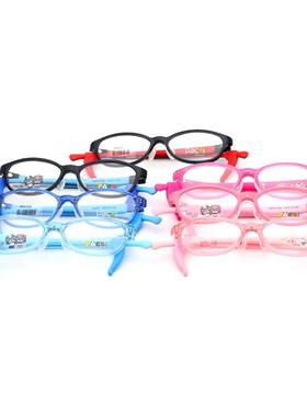 Packi儿童医院同款弱视远视矫正镜架硅胶近视眼镜架8592