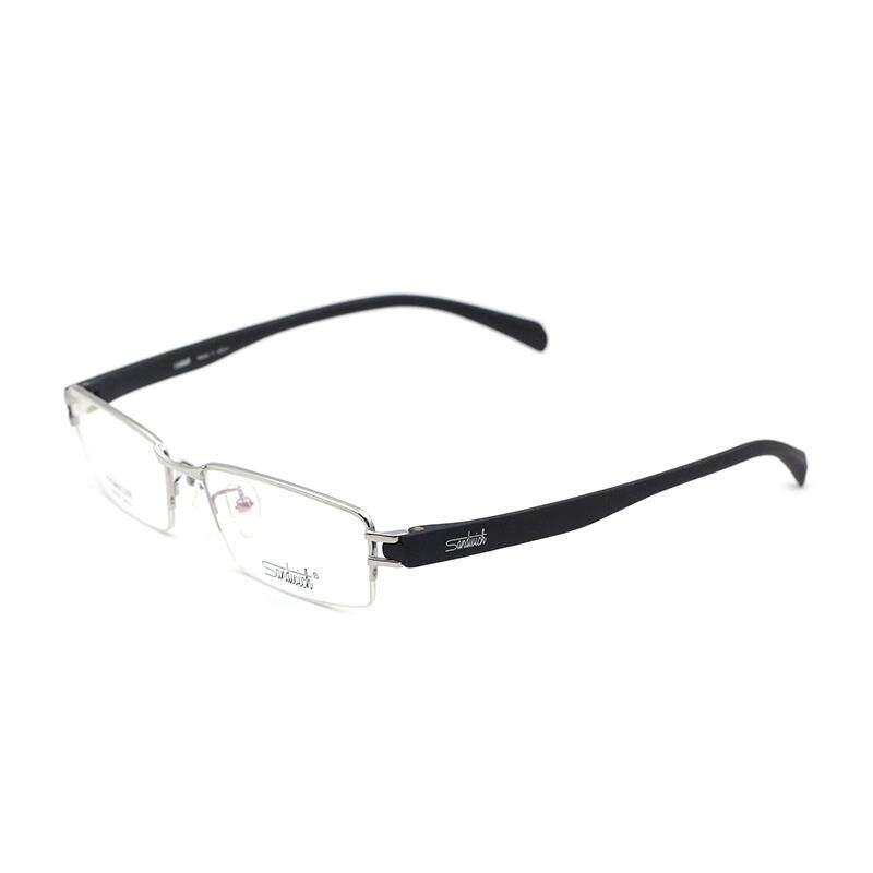 sandwich三文治男士时尚近视眼镜架纯钛轻半框商务镜框配镜S655