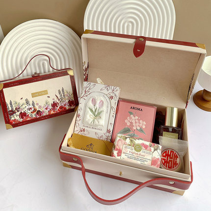 秘密花园礼物盒子结婚订婚伴娘伴手礼盒小清新森系手提喜糖空盒子