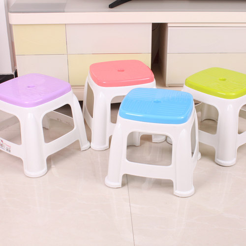 家用塑料凳加厚成人凳子浴室防滑凳餐厅餐桌凳换鞋凳洗脚凳茶几凳
