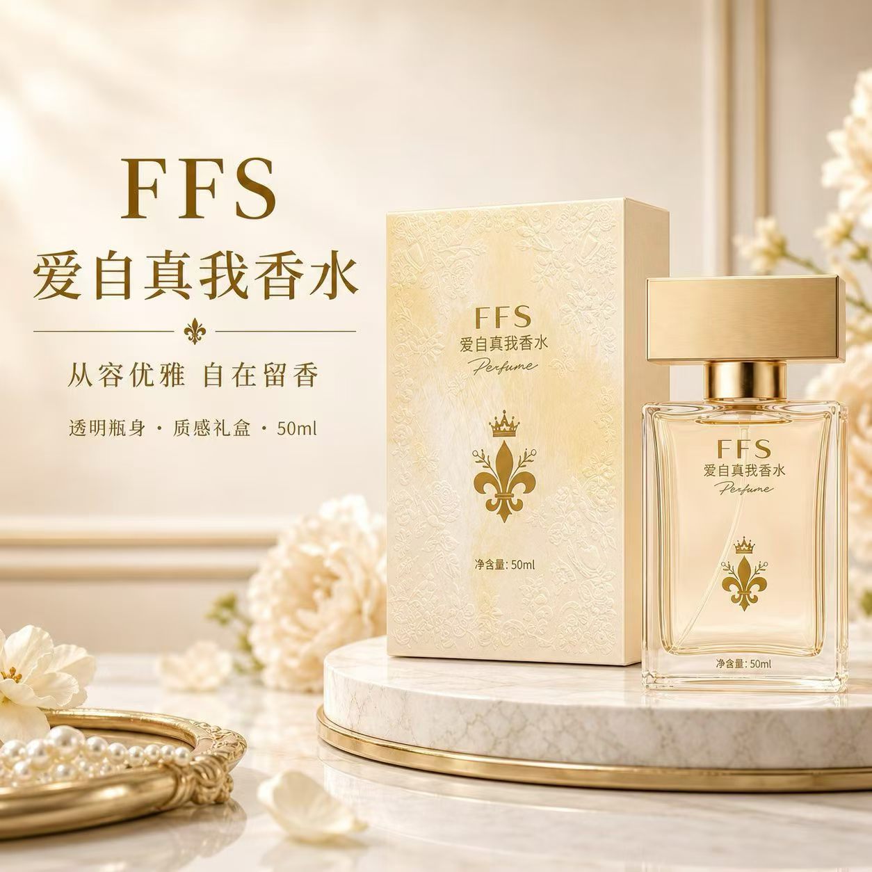 【礼盒装】FFS法式臻选爱自真我持久留香清新女士淡香水约会通勤