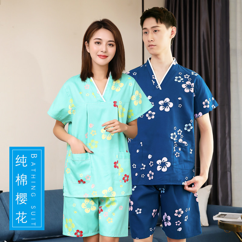 女款可爱风性感睡衣按摩汗蒸服