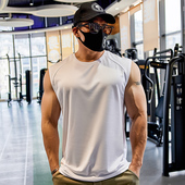 撸铁狼健身衣服男款 运动背心宽松休闲无袖 T恤坎肩速干衣跑步竞速