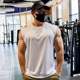撸铁狼健身衣服男款 运动背心宽松休闲无袖 T恤坎肩速干衣跑步竞速
