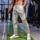 跑步休闲束脚健身裤 撸铁狼薄款 小脚速干九分卫裤 男士 夏 冰丝运动裤