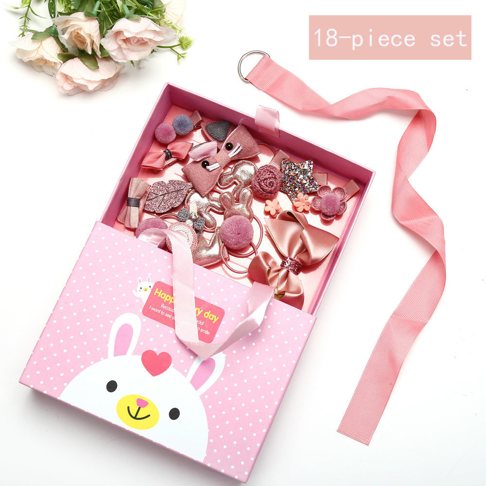exquisite gift holiday gift hairpin set rabbit gift box礼盒