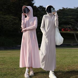 26款防晒衣长款全身女夏季冰丝防紫外线透气冰感电动车薄款防晒服