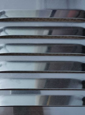 不锈钢百叶窗外墙通风口排出风气口防雨风罩透气盖仪器散热鱼鳞板