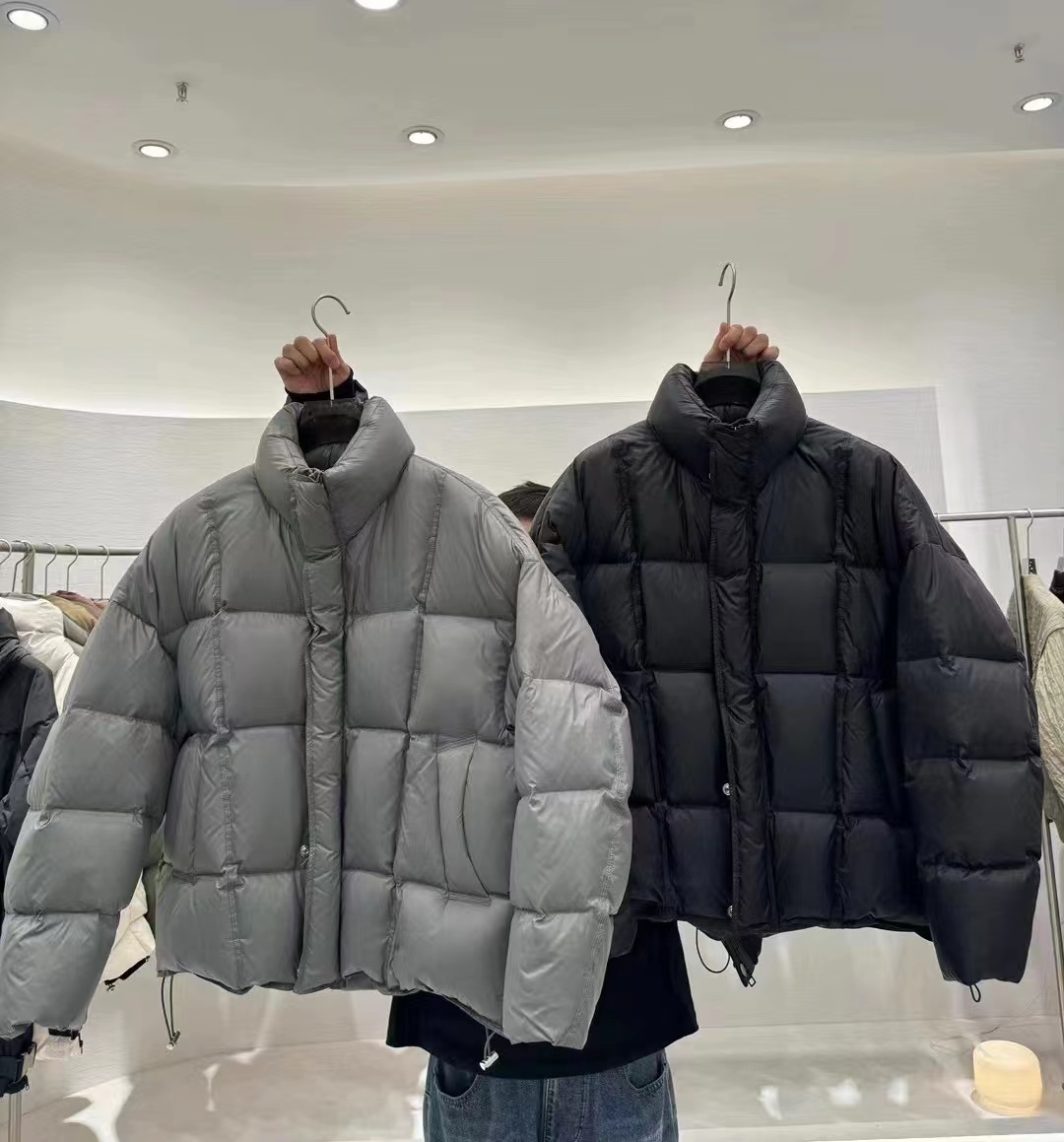 格子立领休闲短款韩版