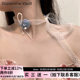 多巴胺仓库」清菡.氛围感蕾丝花朵绑带项链花边项圈甜美颈链女