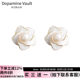 Dopamine Vault」栀颂.山茶花淡水珍珠碎贝高级感气质花朵耳钉女