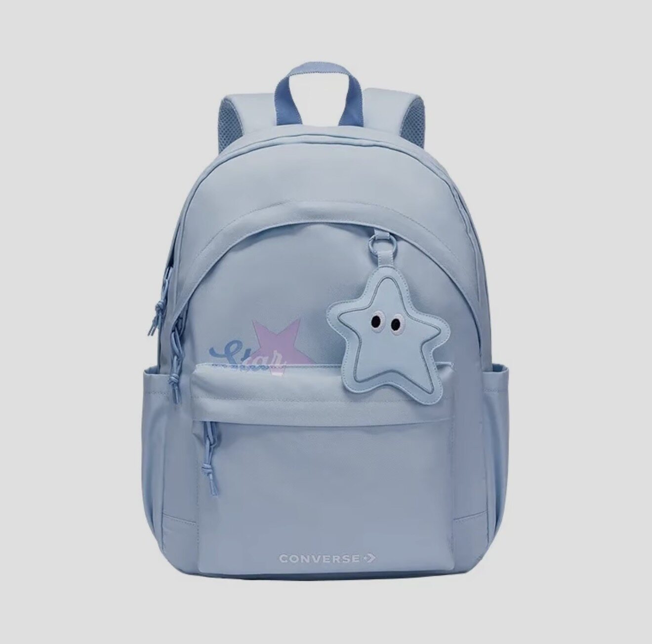 匡威/Converse 青少年可拆卸星星挂件多隔层时尚书包双肩包电脑包图片