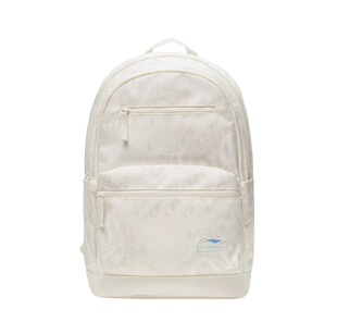 李宁双肩包男女款大容量满印背包书包学生户外通勤旅行运动包