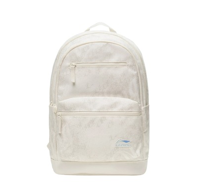 李宁双肩包男女款大容量满印背包书包学生户外通勤旅行运动包