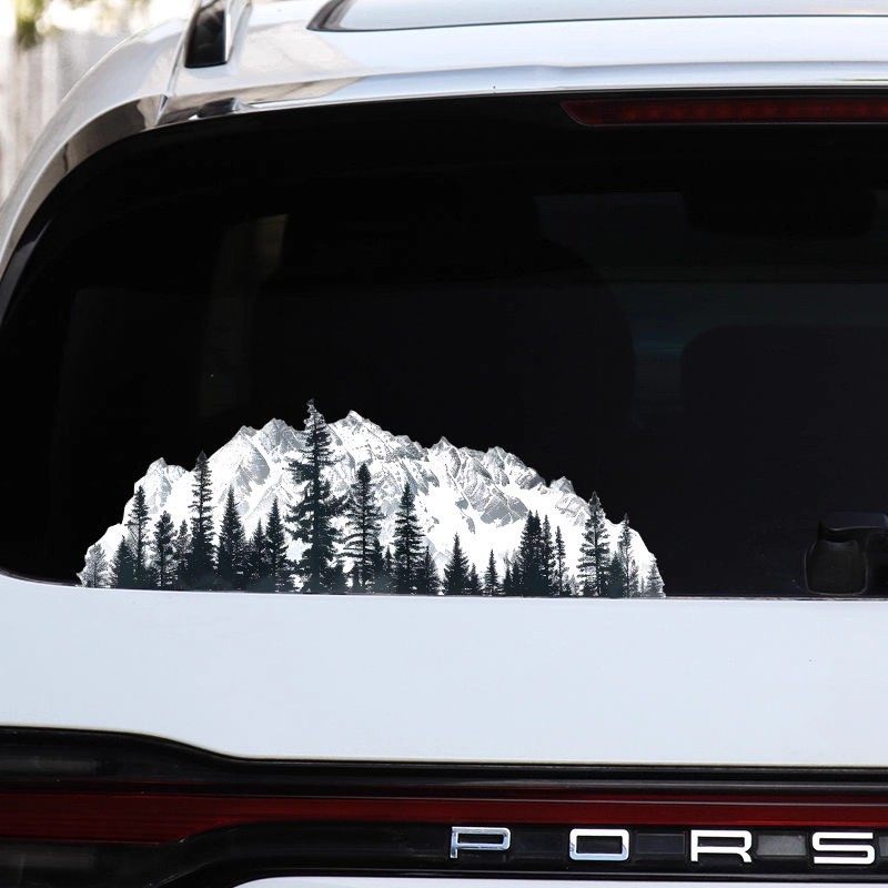 玉龙雪山山脉创意划痕车贴挡风玻璃越野户外进藏装饰贴摩托车防水,汽车用品/电子/清洗/改装,汽车装饰贴/反光贴,淘宝优惠券,粉丝福利购,淘宝优惠卷