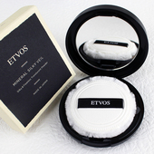 现货 日本ETVOS矿物防晒定妆蜜粉饼持久控油遮瑕免卸妆敏感肌7g