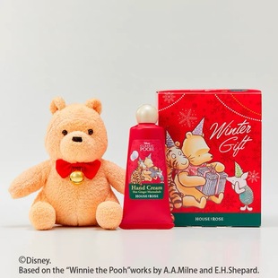 日本圣诞迪士尼联名限定house of rose小熊玩偶+护手霜礼盒伴手礼