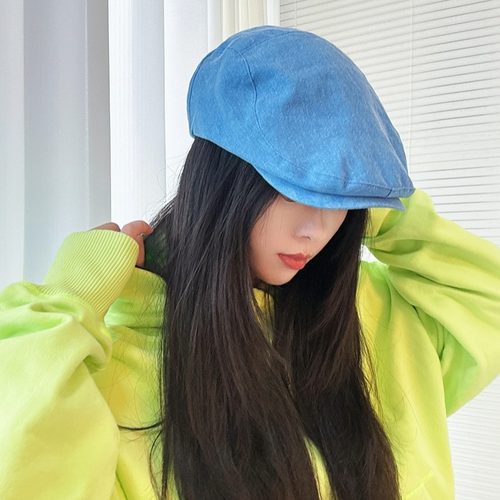 鸭舌帽前进牛仔百搭春秋