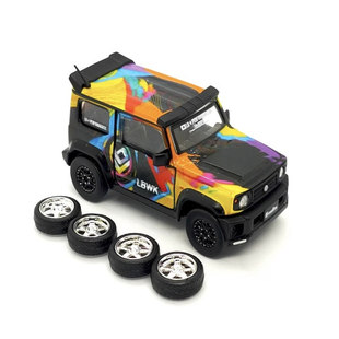 BMC1 64合金车 铃木MINI GX吉姆尼LIBERTYWALK宽体改装越野车模型